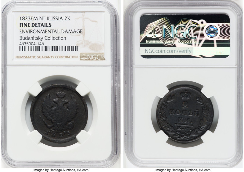 Alexander I 5-Piece Lot of Certified copper Assorted Issues NGC, 1) Alexander I ...