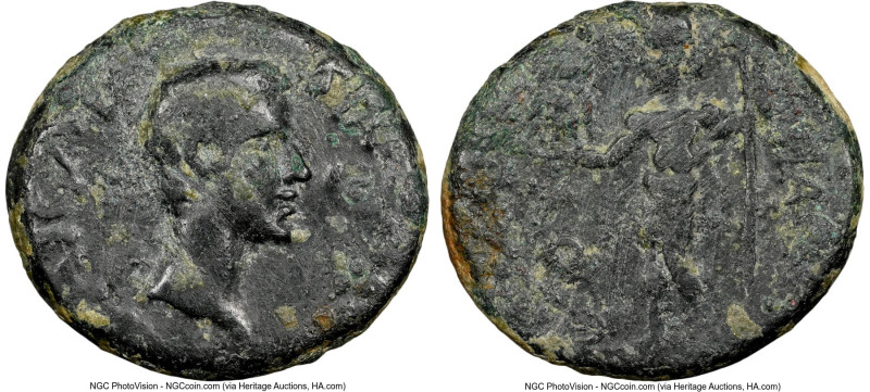 AEOLIS. Aegae. Britannicus (AD 41-55). AE (17mm, 12h). NGC VG, scratches. Chaleu...