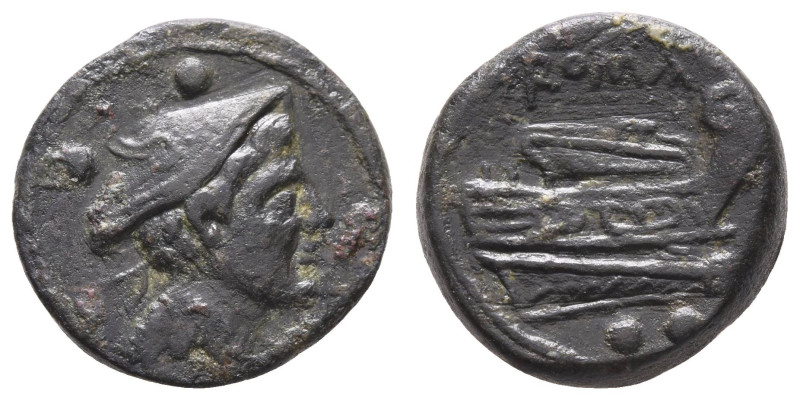 Antike Römer
Münzen Römische Republik Anonym, AE-Sextans (5,92 g), 217-215 v. C...