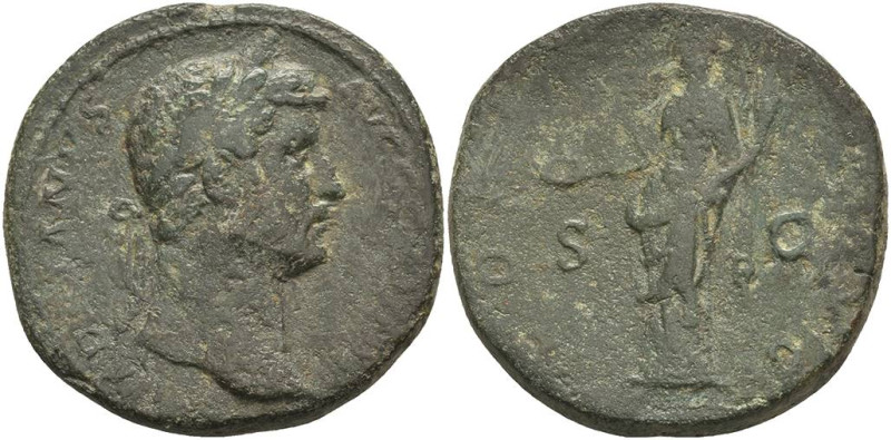 Antike Römer
Münzen Römische Kaiserzeit Hadrian, 134-138, Sesterz (23,41 g), Ro...