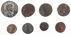 Antike Lots und Sammlungen antiker Münzen
 Lot römischer Münzen: Sesterz (71) Vespasians, Dupondius (169/70) Marc Aurels, Sesterz (222-235) Severus A...