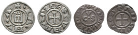 Mittelalter Münzen Mittelalter Ausland
 Lot aus zwei italienischen Denaren: Ancona, Denar (0,64 g), 12.-14. Jh., Biaggi 33, ss; Genua, Denar (0,86 g)...