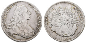 Deutschland bis 1800 Bayern Herzogtum
 1/2 Taler, 1759, Maximilian III. Joseph, Hahn 305, justiert, ss.