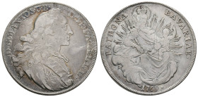 Deutschland bis 1800 Bayern Herzogtum
 Taler, 1769, Maximilian III. Joseph, Hahn 307, leicht justiert, ss.