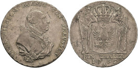 Deutschland bis 1800 Brandenburg-Preussen Königreich
 Taler, 1795, A, Friedrich Wilhelm II., Olding 3, Dav. 2599, f. vz.