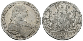 Deutschland bis 1800 Deutscher Orden in Mergentheim
 Deutscher Orden in Mergentheim, 1/2 Taler, 1776, Carl Alexander von Lothringen, zaponiert, ss-vz...