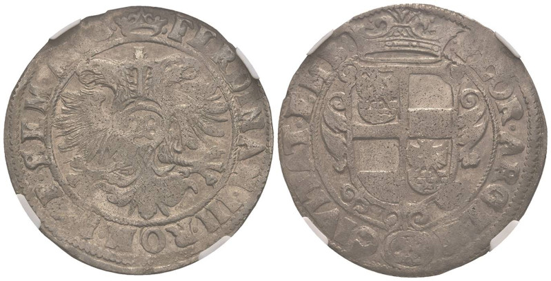 Deutschland bis 1800 Emden Stadt
 Gulden (28 Stüber), o.J. (1624-1637), mit Tit...