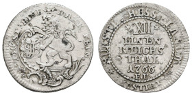 Deutschland bis 1800 Hessen-Kassel Landgrafschaft
 Kassel 1/12 Taler, 1766, Friedrich II., Münzmeister: Friedrich Ulrich, Müller 2762, ss+. 2.29 g.
