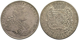 Deutschland bis 1800 Sachsen Albertinische Linie Kurfürstentum
 Taler, 1763, Friedrich Christian, EDC, Kahnt 1004; Schnee 1050; Dav. 2677A, ss.