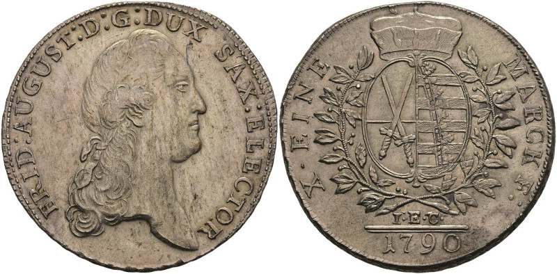 Deutschland bis 1800 Sachsen Albertinische Linie Kurfürstentum
 Taler, 1790, Fr...