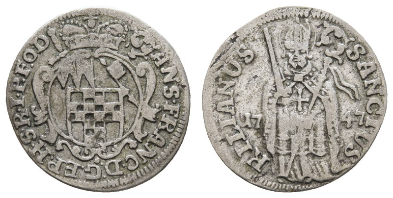 Deutschland bis 1800 Würzburg Bistum
 Schilling, 1747, Anselm Franz von Ingelhe...