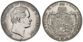 Deutschland 1800-1871 Preussen
 Doppeltaler, 1843, Friedrich Wilhelm IV., AKS 69, berieben, kleine Randfehler, ss-vz.