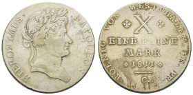 Deutschland 1800-1871 Westfalen
 Taler, 1811, Hieronymus Napoleon, LMN 674, leicht berieben, wenige Kratzer im Feld, ss. 27.77 g.