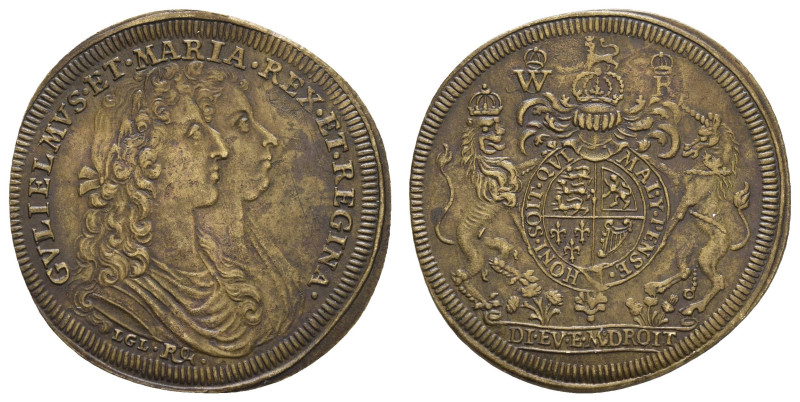 Europa und Übersee Grossbritannien
 Token o. J. (2.27g), William und Mary 1688-...