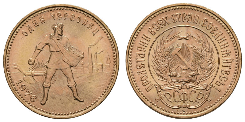 Europa und Übersee Russland Sowjetunion 1924-1991
 10 Rubel, Gold, 1976, Tscher...