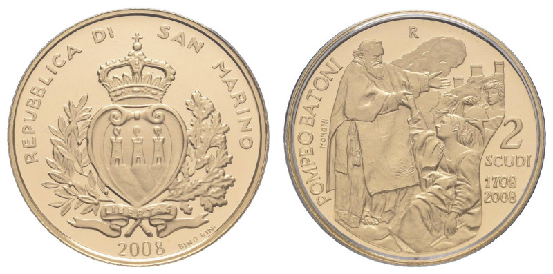 Europa und Übersee San Marino
 2 Scudi 2008 '300. Anniversario della Nascita di...