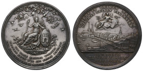 Medaillen Medaillen Deutschland vor 1900
 Hamburg, Silbermedaille (Dm. 39,3mm, 19,4g), 1803, von Loos, auf ie 1000 Jahrfeier der Stadt Hamburg. Av: A...