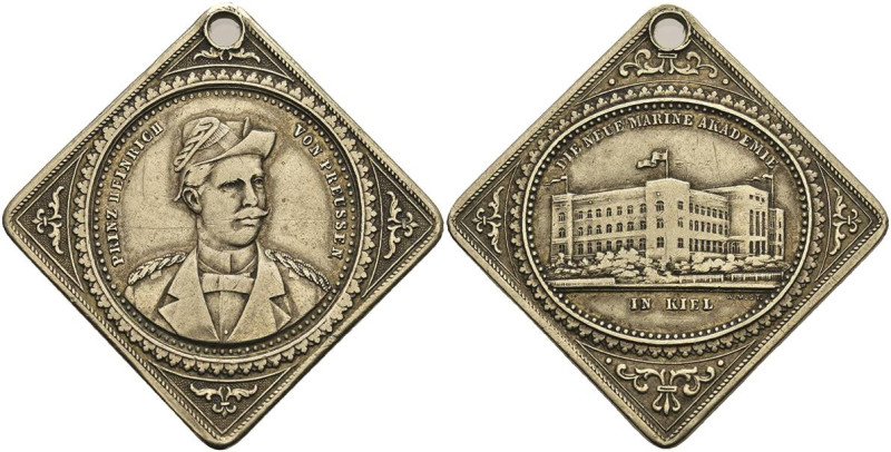 Medaillen Medaillen Deutschland vor 1900
 Kiel, quadratische Silbermedaille (ca...