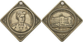 Medaillen Medaillen Deutschland vor 1900
 Kiel, quadratische Silbermedaille (ca. 27,2mm, ca. 9,22g), o.J. (1888), signiert W. M. ST. (Wilhelm Mayer, ...