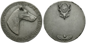 Medaillen Medaillen III. Reich
 Æ-Medaille (Dm. 44,7mm, 27,9mm) o.J., unsigniert, vom Reichsbund der deutschen Jägerschaft - Fachschaft für Foxterrie...