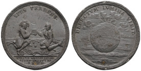 Medaillen Medaillen Ausland vor 1900
 Josef I., Spanischer Erbfolgekrieg, Nachguss (Zinnguss, 21,44g), einer unsignierten Silbermedaille, 1710, von M...