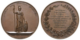 Medaillen Medaillen Ausland vor 1900
 Utrecht, Bronzemedaille (Dm. 54mm, 66,35g), 1836, von D. van der Kellen auf die 300-Jahrfeier der Universität U...