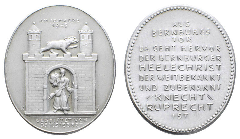 Medaillen Medaillen Karl Goetz
 Hochovale Zinkmedaille (19,82g), 1943, von Goet...