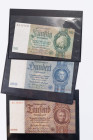Banknoten Deutsche Reichsbanknoten 1874-1945
 Drittes Reich - Deutsche Reichsbank 1933-1945, Serie 50 RM 1933. Friedensdruck, Serie A/K mit brauner s...