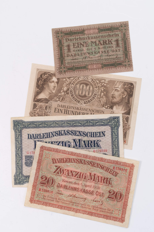 Banknoten Banknoten Deutsche Besetzung 1. Weltkrieg
 Russland, Darlehnskasse Os...