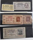 Banknoten Banknoten Deutsche Besetzung 2. Weltkrieg
 Ukraine. 7. Deutsche Besatzungsausgaben, Zweiter Weltkrieg: UDSSR- Zentralnotenbank Ukraine, Lot...