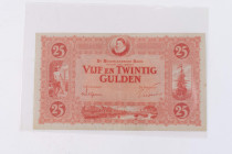 Banknoten Banknoten Europa
 Niederlande, Niederlendische Bank 25 Gulden 6.02.1930. P. 46, III.