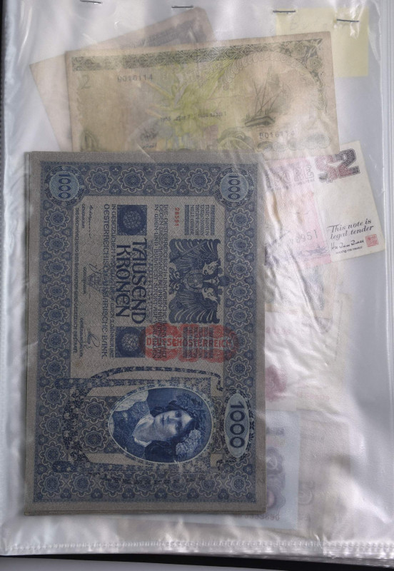 Banknoten Sammlungen Papiergeld
 Lot Banknoten aus aller Welt gebraucht (26 St....
