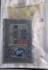 Banknoten Sammlungen Papiergeld
 Lot Banknoten aus aller Welt gebraucht (26 St.) und Östereich 38x 1000 Kronen 2.01.1902 (1919) mit rotem Überdruckst...