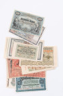 Banknoten Sammlungen Papiergeld
 Deutschland, Lot von Länder- und Privatbanknoten und Notgeld: Bayern (9 St.), Baden (3St.), Württemberg (4St.), Sach...