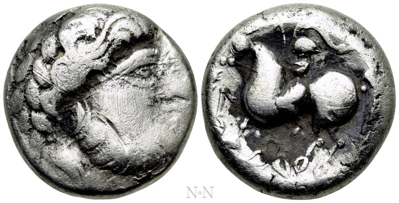 EASTERN EUROPE. Imitations of Philip II of Macedon (2nd-1st centuries BC). Tetra...