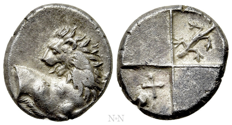 THRACE. Chersonesos. Hemidrachm (Circa 386-338 BC). 

Obv: Forepart of lion ri...