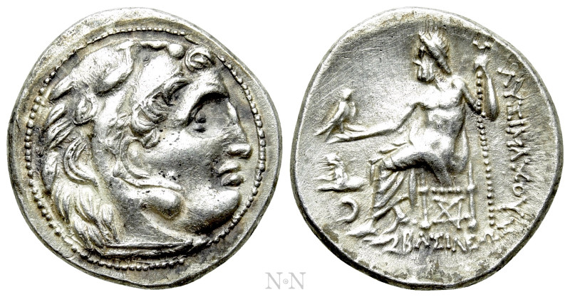 KINGS OF THRACE (Macedonian). Lysimachos (305-281 BC). Drachm. Kolophon. 

Obv...