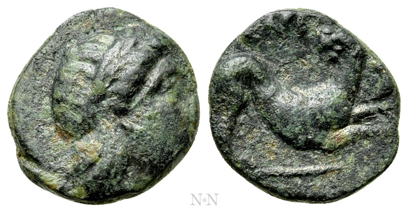 LESBOS. Nasos Pordosilene. Ae (3rd-2nd centuries BC). In the name of the Nasiote...