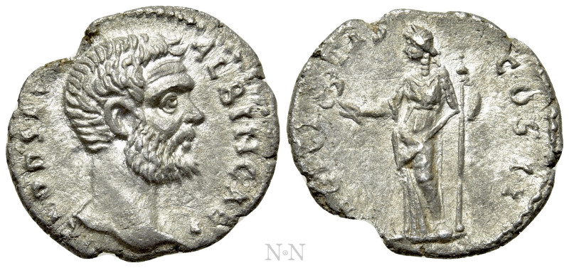 CLODIUS ALBINUS (Caesar, 193-195). Denarius. Rome. 

Obv: D CLOD SEPT ALBIN CA...