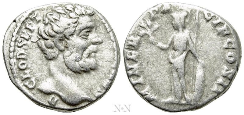 CLODIUS ALBINUS (Caesar, 193-195). Denarius. Rome. 

Obv: D CLOD SEPT ALBIN CA...