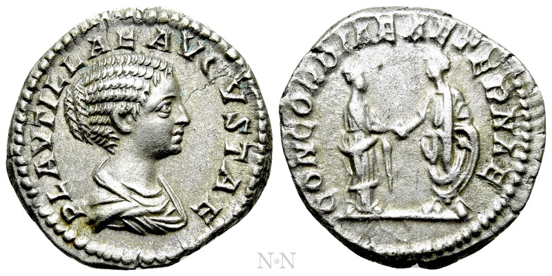 PLAUTILLA (Augusta, 202-205). Denarius. Rome. 

Obv: PLAVTILLAE AVGVSTAE. 
Dr...