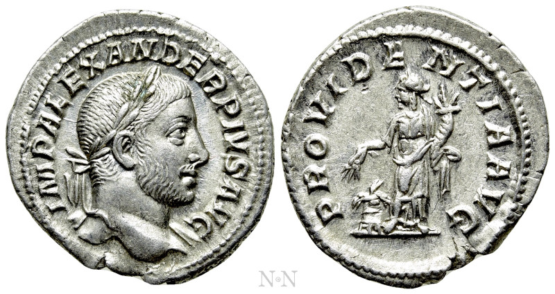 SEVERUS ALEXANDER (222-235). Denarius. Rome. 

Obv: IMP ALEXANDER PIVS AVG. 
...