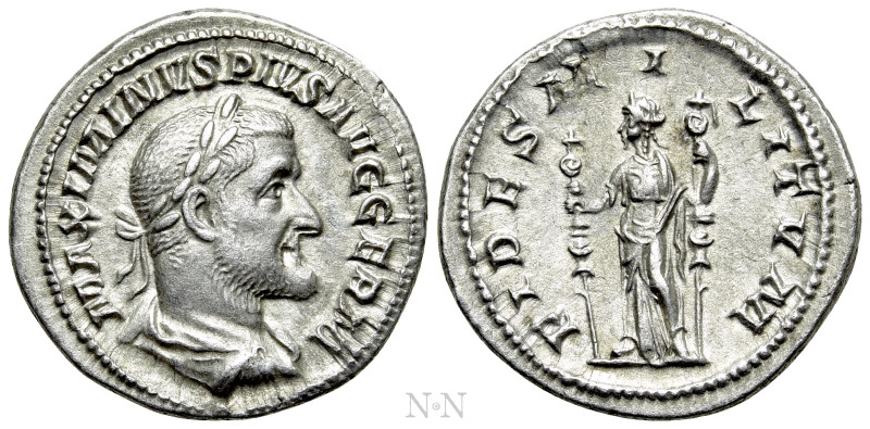 MAXIMINUS THRAX (235-238). Denarius. Rome. 

Obv: MAXIMINVS PIVS AVG GERM. 
L...