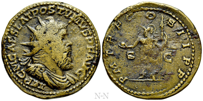 POSTUMUS (260-269). Double Sestertius. Treveri. 

Obv: IMP C M CASS LAT POSTVM...