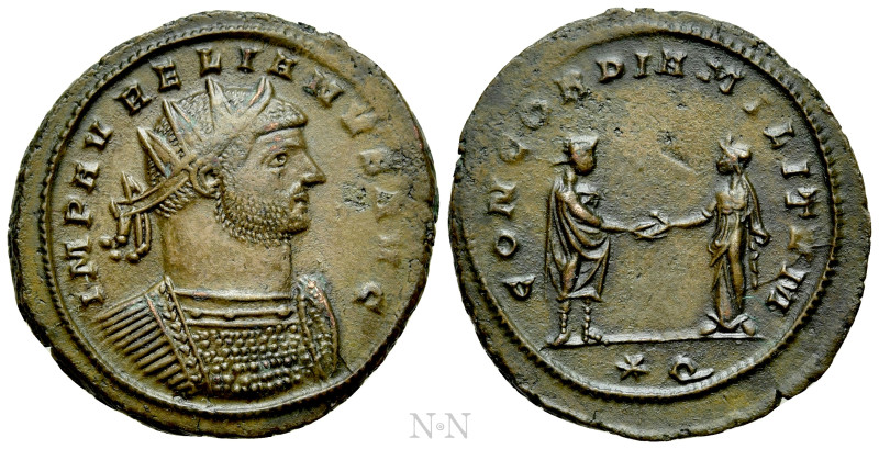 AURELIAN (270-275). Antoninianus. Siscia. 

Obv: IMP AVRELIANVS AVG. 
Radiate...