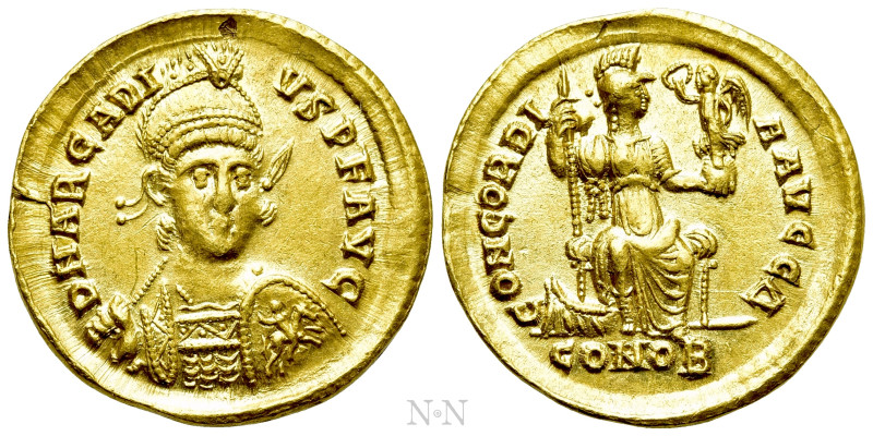 ARCADIUS (383-408). GOLD Solidus. Constantinople.

Obv: D N ARCADIVS P F AVG....