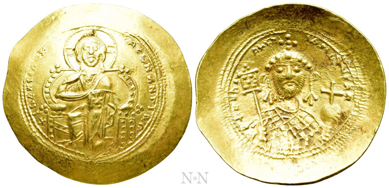 CONSTANTINE IX MONOMACHUS (1042-1055). GOLD Histamenon Nomisma. Constantinople. ...