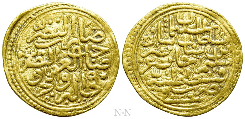 OTTOMAN EMPIRE. Sulayman I Qanuni (AH 926-974 / AD 1520-1566). GOLD Sultani. Qus...