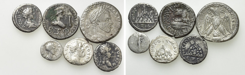 6 Roman Provincial Silver Coins. 

Obv: .
Rev: .

. 

Condition: See pict...