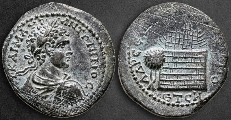 Pontos. Amaseia. Caracalla AD 198-217. 
Bronze Æ

32 mm, 16,56 g

[A]Y KAI ...